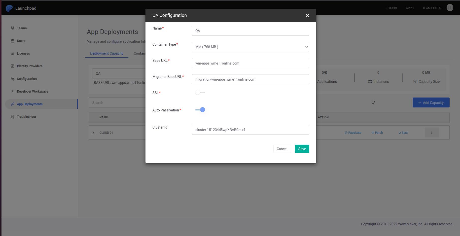 pipeline configuration