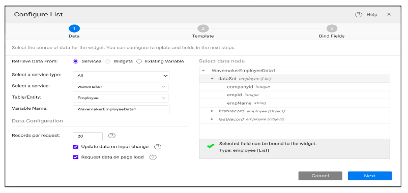 Redshift Configure List