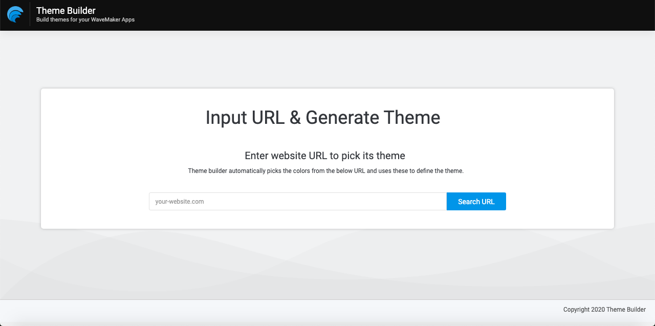 theme builder import theme